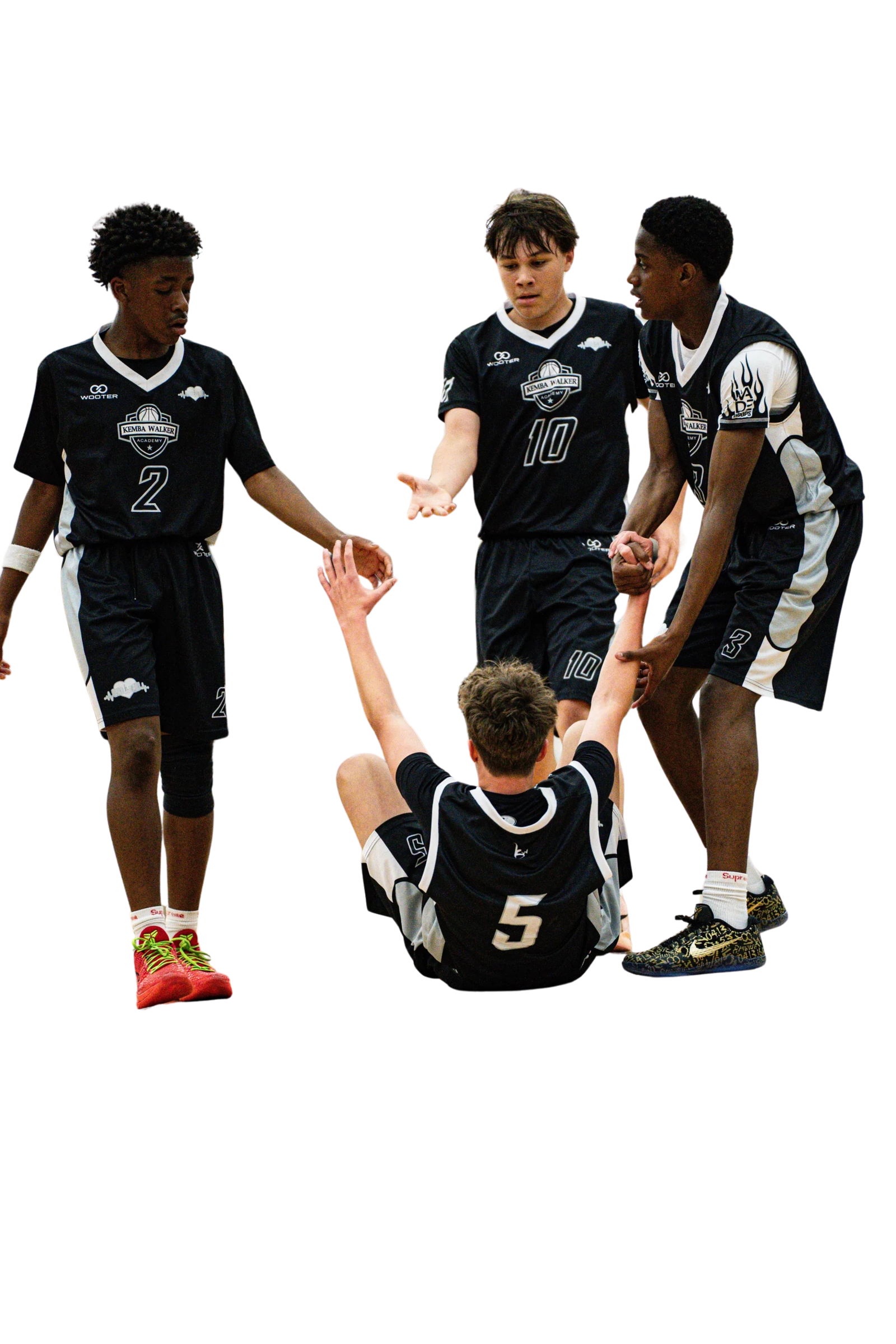 KWA players helping their teammate up